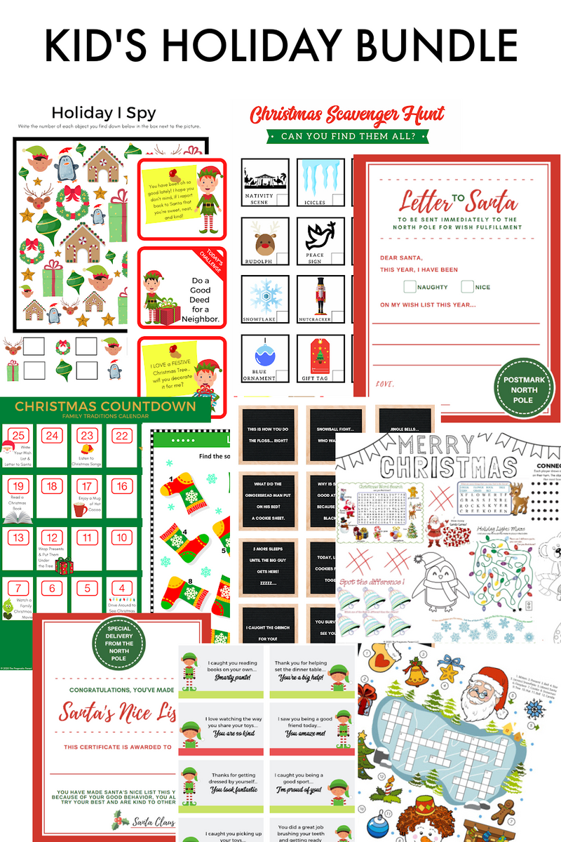 Kid's Holiday Activity Kit – The Pragmatic Parent