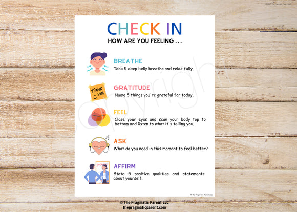 Check In With Your Emotions Poster