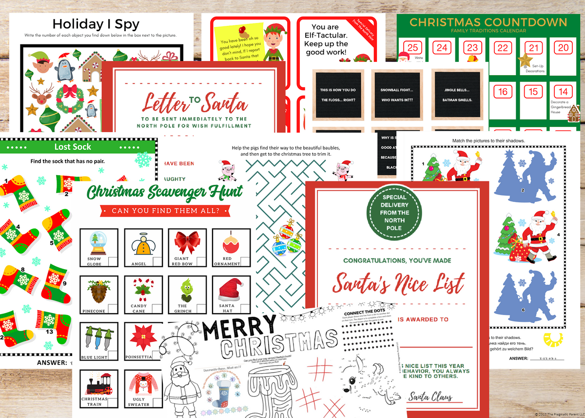 Kid's Holiday Activity Kit – The Pragmatic Parent