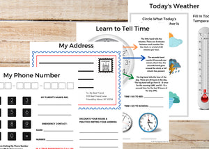 Life Skills Activity Sheets for Kids