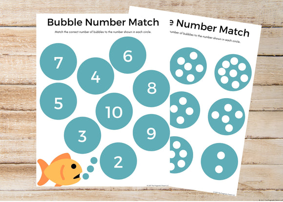 Bubble Counting Worksheet